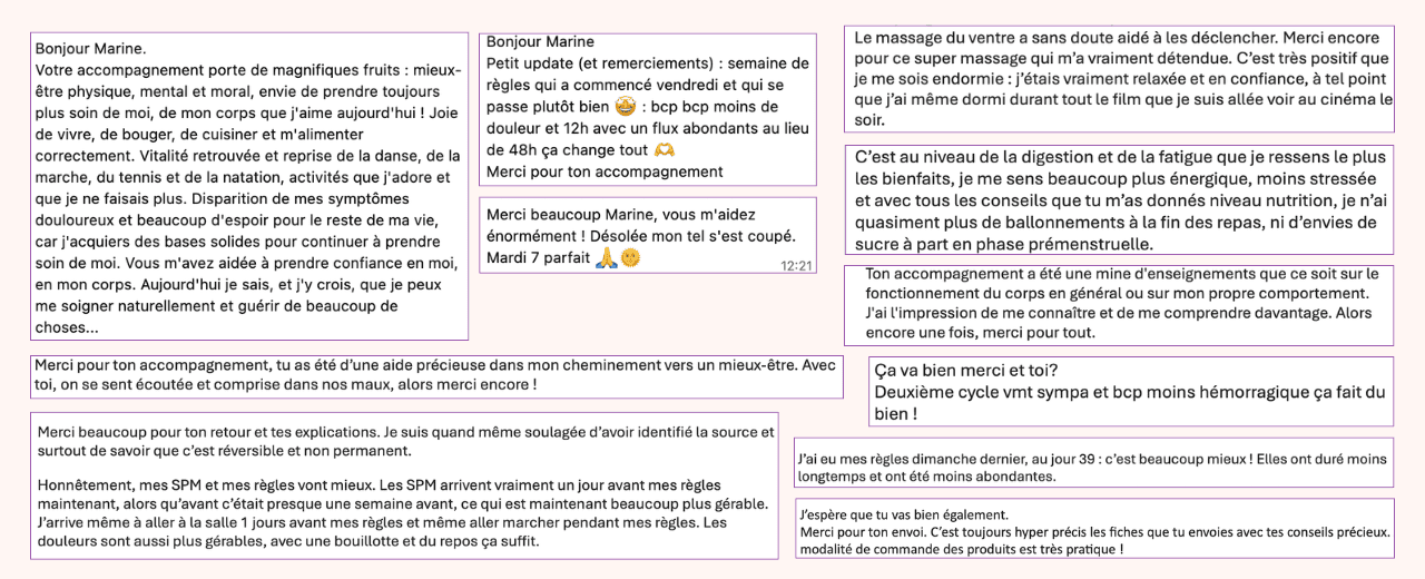 retours des clientes